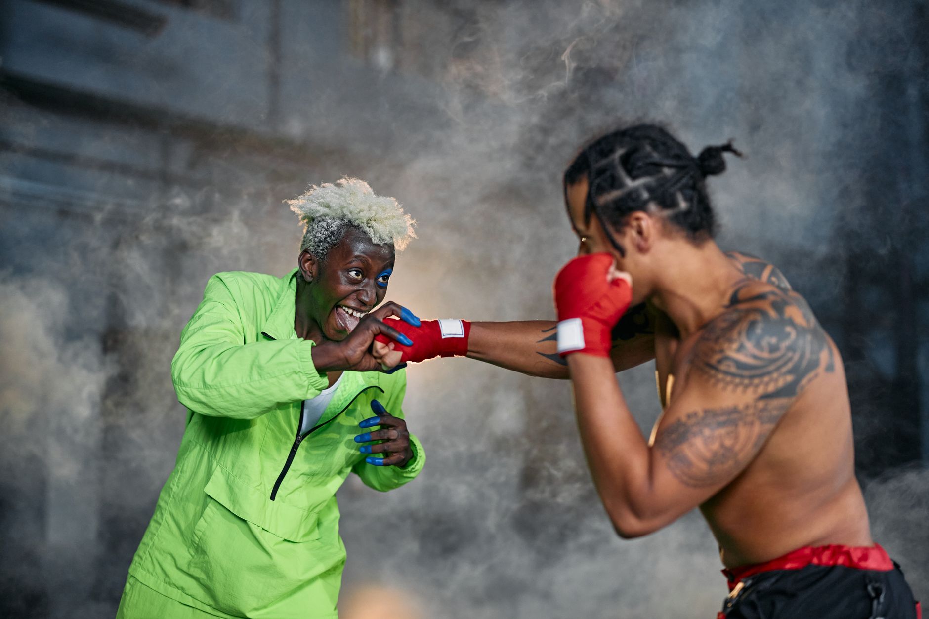 Bavuma fights